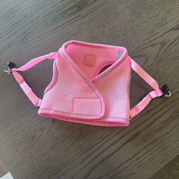 Pink Dog Harness Reflective Soft Ultra Padded Mesh Dog Harness Large - Picture 2 of 5